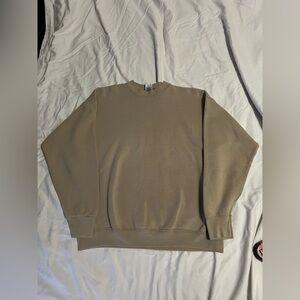 Hanes Cream Crewneck Sweatshirt mens xl